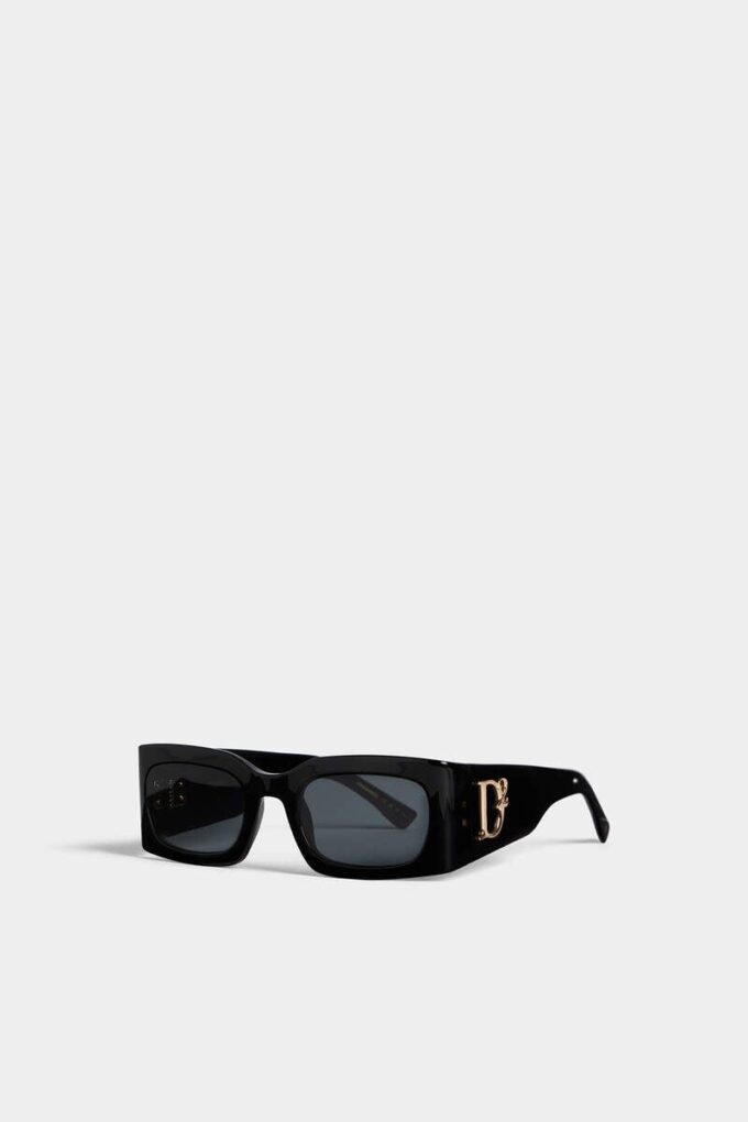 Czarne okulary przeciwsłoneczne Hype Czarne okulary przeciwsłoneczne Hype