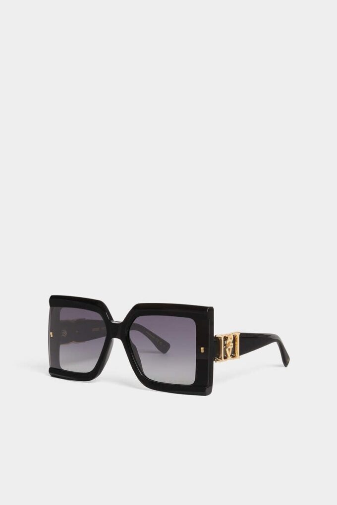Czarne okulary przeciwsłoneczne Hype Czarne okulary przeciwsłoneczne Hype