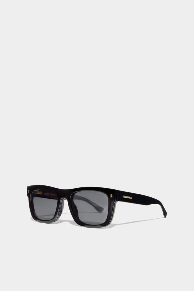 Czarne okulary przeciwsłoneczne Hype Czarne okulary przeciwsłoneczne Hype