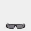 Czarne okulary przeciwsłoneczne Hype Czarne okulary przeciwsłoneczne Hype