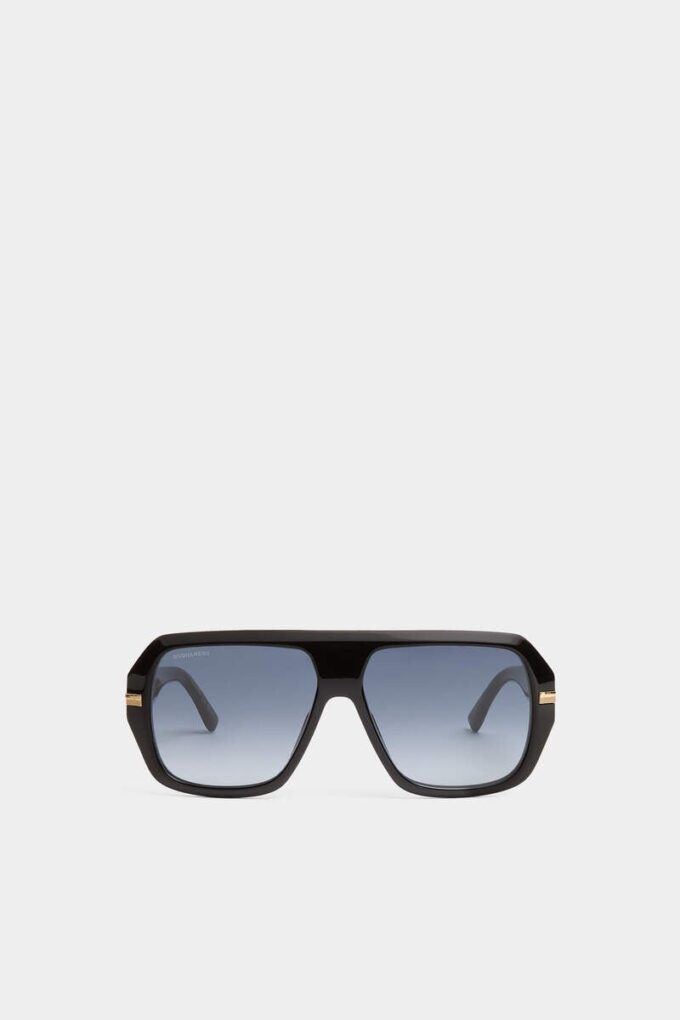 Czarne okulary przeciwsłoneczne Hype