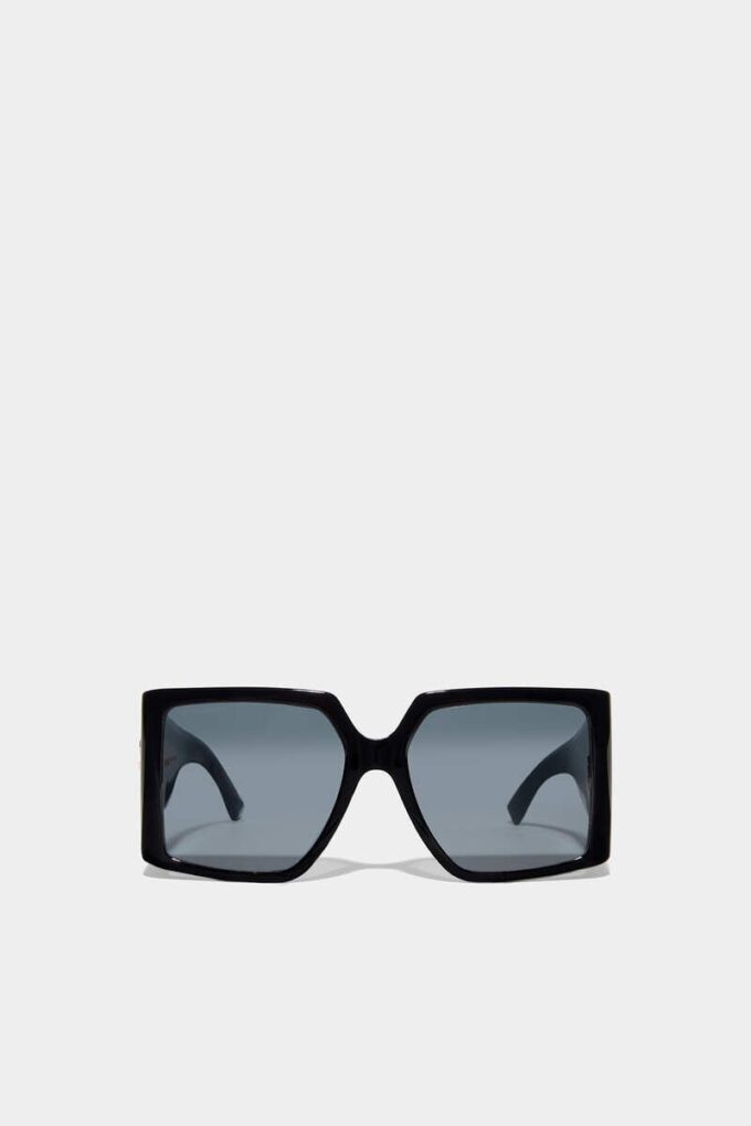 Czarne okulary przeciwsłoneczne Hype Czarne okulary przeciwsłoneczne Hype