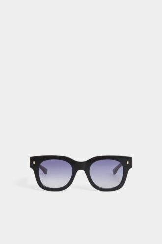 Czarne okulary przeciwsłoneczne Hype