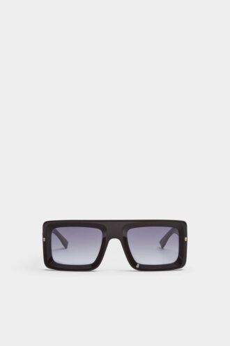 Czarne okulary przeciwsłoneczne Hype