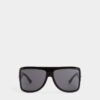 Czarne okulary przeciwsłoneczne Hype Czarne okulary przeciwsłoneczne Hype