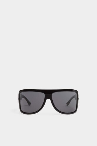 Czarne okulary przeciwsłoneczne Hype