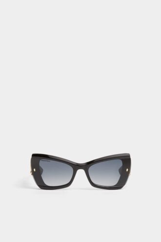 Czarne okulary przeciwsłoneczne Hype