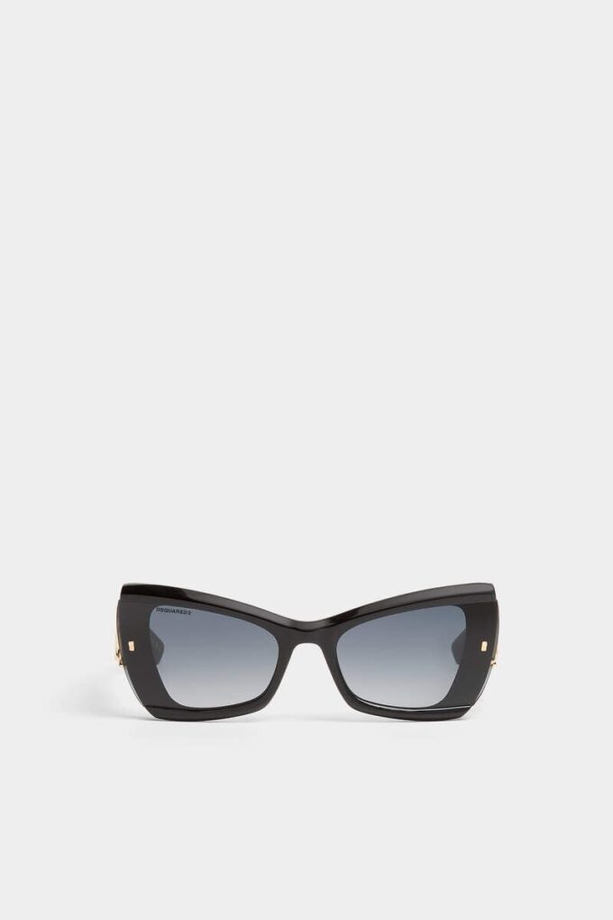 Czarne okulary przeciwsłoneczne Hype Czarne okulary przeciwsłoneczne Hype