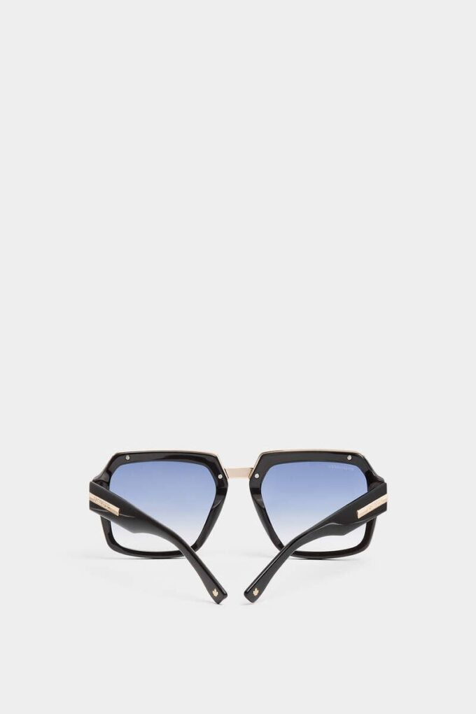 Czarne okulary przeciwsłoneczne Hype Czarne okulary przeciwsłoneczne Hype