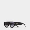 Czarne okulary przeciwsłoneczne Hype Dark Grey Czarne okulary przeciwsłoneczne Hype Dark Grey