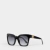 Czarne okulary przeciwsłoneczne Hype Dark Grey Czarne okulary przeciwsłoneczne Hype Dark Grey