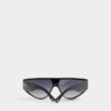 Czarne okulary przeciwsłoneczne Hype Dark Grey Czarne okulary przeciwsłoneczne Hype Dark Grey