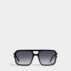 Czarne okulary przeciwsłoneczne Hype Dark Grey Czarne okulary przeciwsłoneczne Hype Dark Grey