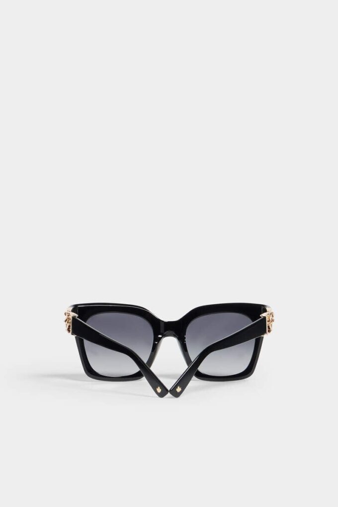 Czarne okulary przeciwsłoneczne Hype Dark Grey Czarne okulary przeciwsłoneczne Hype Dark Grey