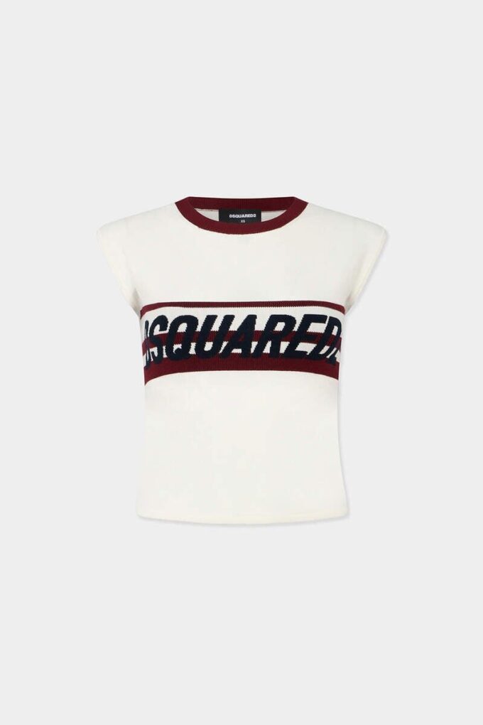 Dsquared2 Dzianinowa koszulka Dsquared2 Dzianinowa koszulka