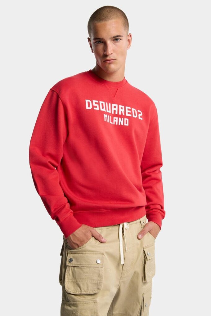 Dsquared2 Milano Cool Fit z okrągłym dekoltem Dsquared2 Milano Cool Fit z okrągłym dekoltem