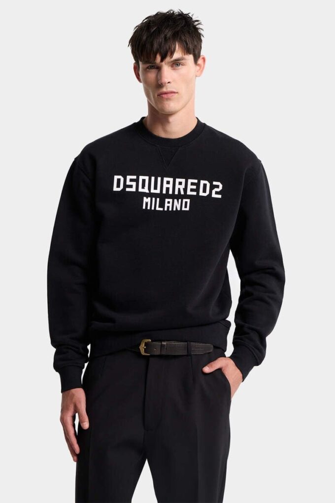 Dsquared2 Milano Cool Fit z okrągłym dekoltem Dsquared2 Milano Cool Fit z okrągłym dekoltem