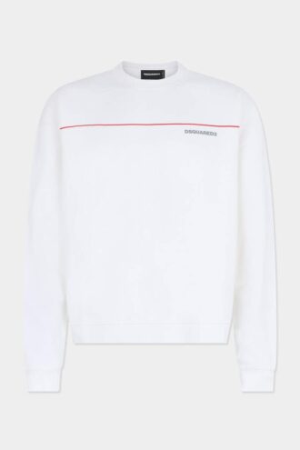 Dsquared2 T-shirt z okrągłym dekoltem o luźnym kroju