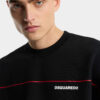 Dsquared2 T-shirt z okrągłym dekoltem o luźnym kroju