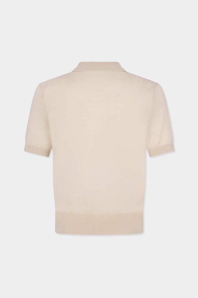 Dzianinowa koszulka polo Dzianinowa koszulka polo