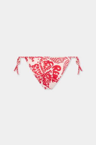 Fioletowe figi bikini Rebel Hibiscus
