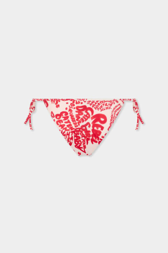 Fioletowe figi bikini Rebel Hibiscus