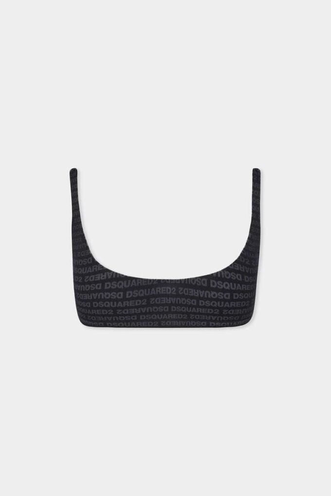Góra bikini z logo Dsquared2