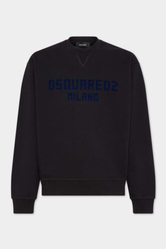 Idealnie dopasowana bluza z okrągłym dekoltem Dsquared2 Milano Idealnie dopasowana bluza z okrągłym dekoltem Dsquared2 Milano