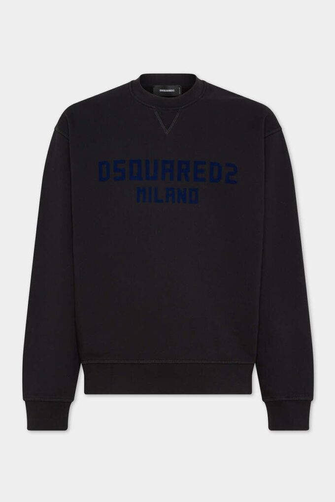 Idealnie dopasowana bluza z okrągłym dekoltem Dsquared2 Milano