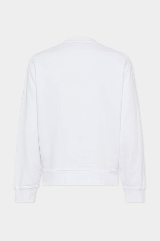 Idealnie dopasowana bluza z okrągłym dekoltem Dsquared2 Milano Idealnie dopasowana bluza z okrągłym dekoltem Dsquared2 Milano