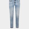 Jasne jeansy skinny z efektem Diagonale Wash