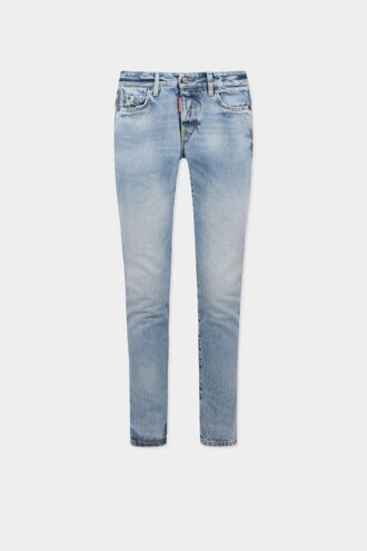 Jasne jeansy skinny z efektem Diagonale Wash