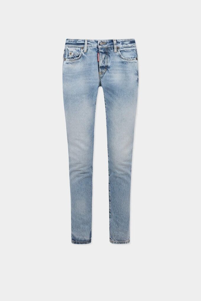 Jasne jeansy skinny z efektem Diagonale Wash