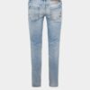 Jasne jeansy skinny z efektem Diagonale Wash