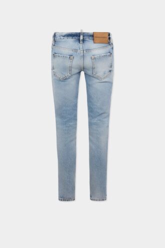 Jasne jeansy skinny z efektem Diagonale Wash