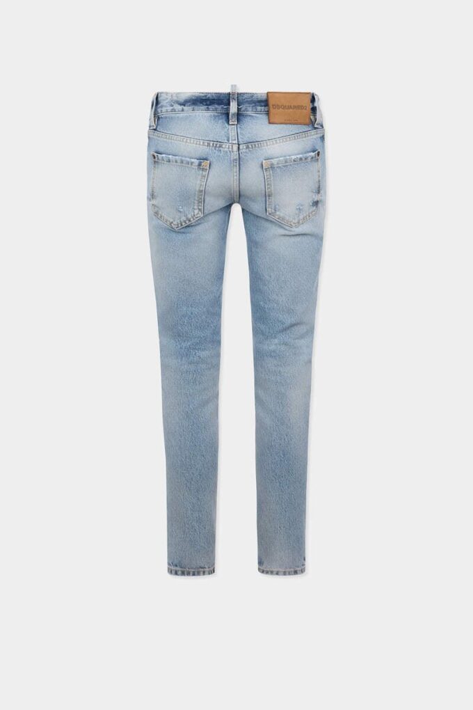Jasne jeansy skinny z efektem Diagonale Wash