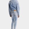 Jasne jeansy skinny z efektem Diagonale Wash