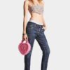 Jeansy Cool Girl w ciemnym, czystym odcieniu Jeansy Cool Girl w ciemnym, czystym odcieniu
