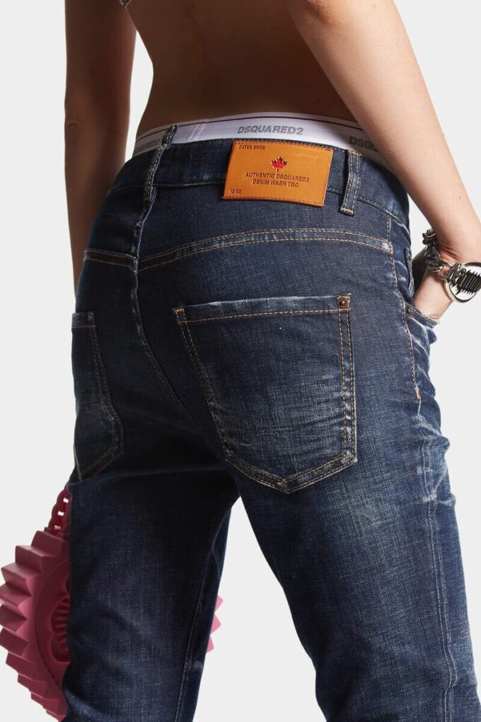 Jeansy Cool Girl w ciemnym, czystym odcieniu Jeansy Cool Girl w ciemnym, czystym odcieniu