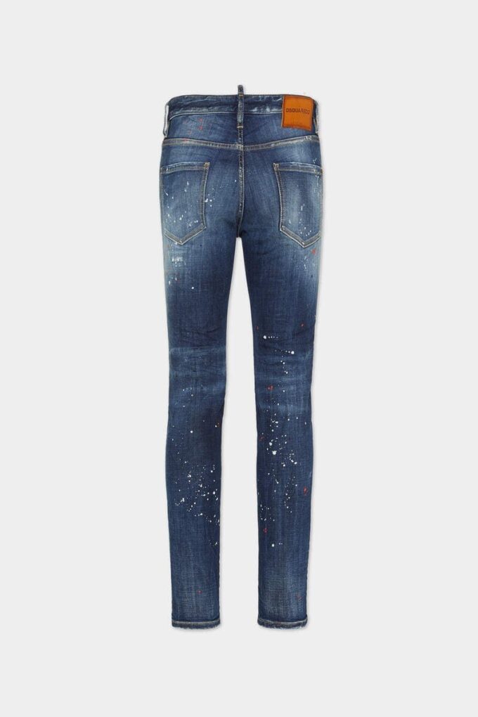 Jeansy Cool Guy w średniej czerwonej plamce Jeansy Cool Guy w średniej czerwonej plamce
