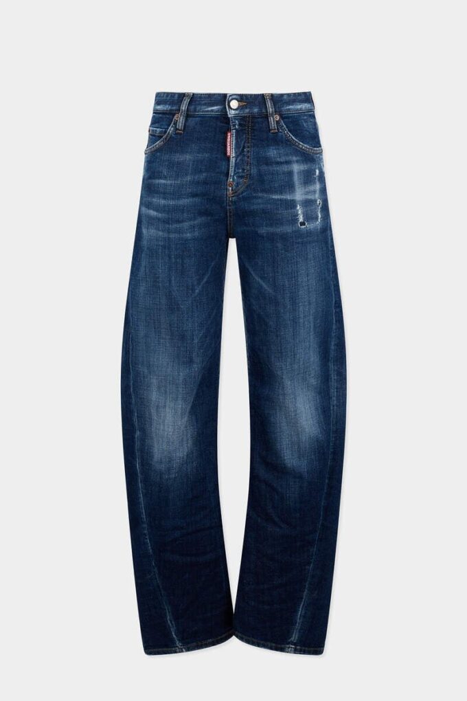 Jeansy Loose Twist w ciemnym odcieniu Smoker Wash Jeansy Loose Twist w ciemnym odcieniu Smoker Wash