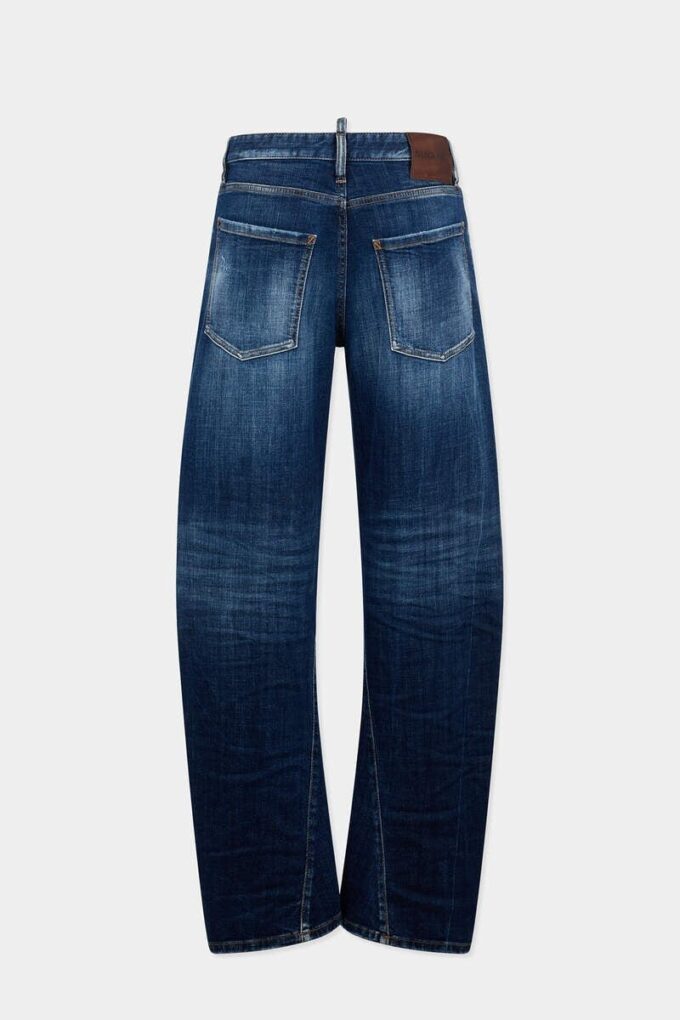 Jeansy Loose Twist w ciemnym odcieniu Smoker Wash Jeansy Loose Twist w ciemnym odcieniu Smoker Wash