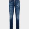 Jeansy Teddy Mini Front w ciemnym odcieniu Smoker Wash