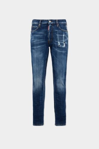 Jeansy Teddy Mini Front w ciemnym odcieniu Smoker Wash Jeansy Teddy Mini Front w ciemnym odcieniu Smoker Wash