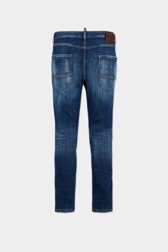 Jeansy Teddy Mini Front w ciemnym odcieniu Smoker Wash Jeansy Teddy Mini Front w ciemnym odcieniu Smoker Wash