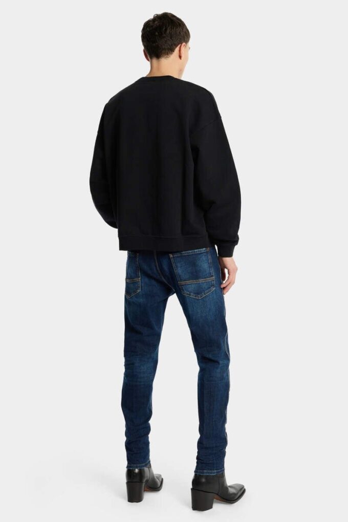 Jeansy Teddy Mini Front w ciemnym odcieniu Smoker Wash