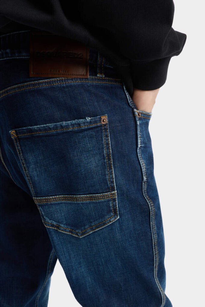 Jeansy Teddy Mini Front w ciemnym odcieniu Smoker Wash