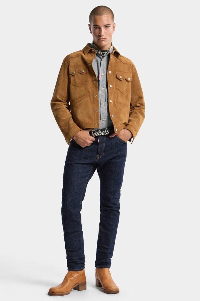 Jeansy Teddy w ciemnym odcieniu Jeansy Teddy w ciemnym odcieniu