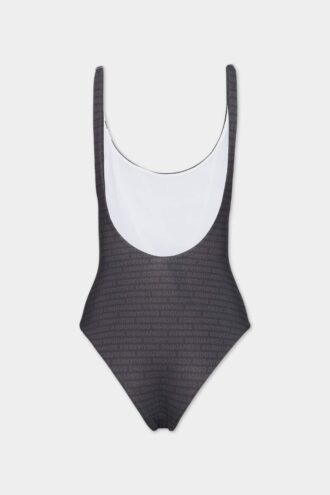 Jednoczęściowy kostium kąpielowy z logo Dsquared2