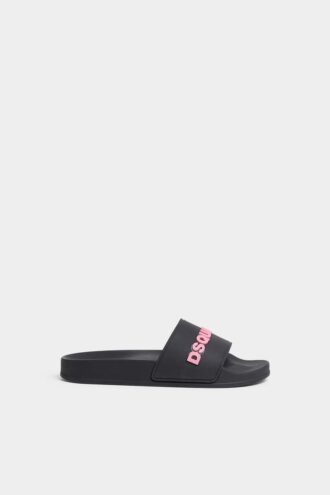 Klapki z logo Dsquared2